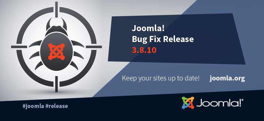 Joomla 3.8.10 Announcement